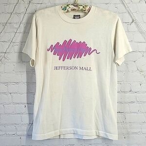 Vintage 90s Single Stitch Louisville Kentucky Jefferson Mall Tee Tshirt Womens M